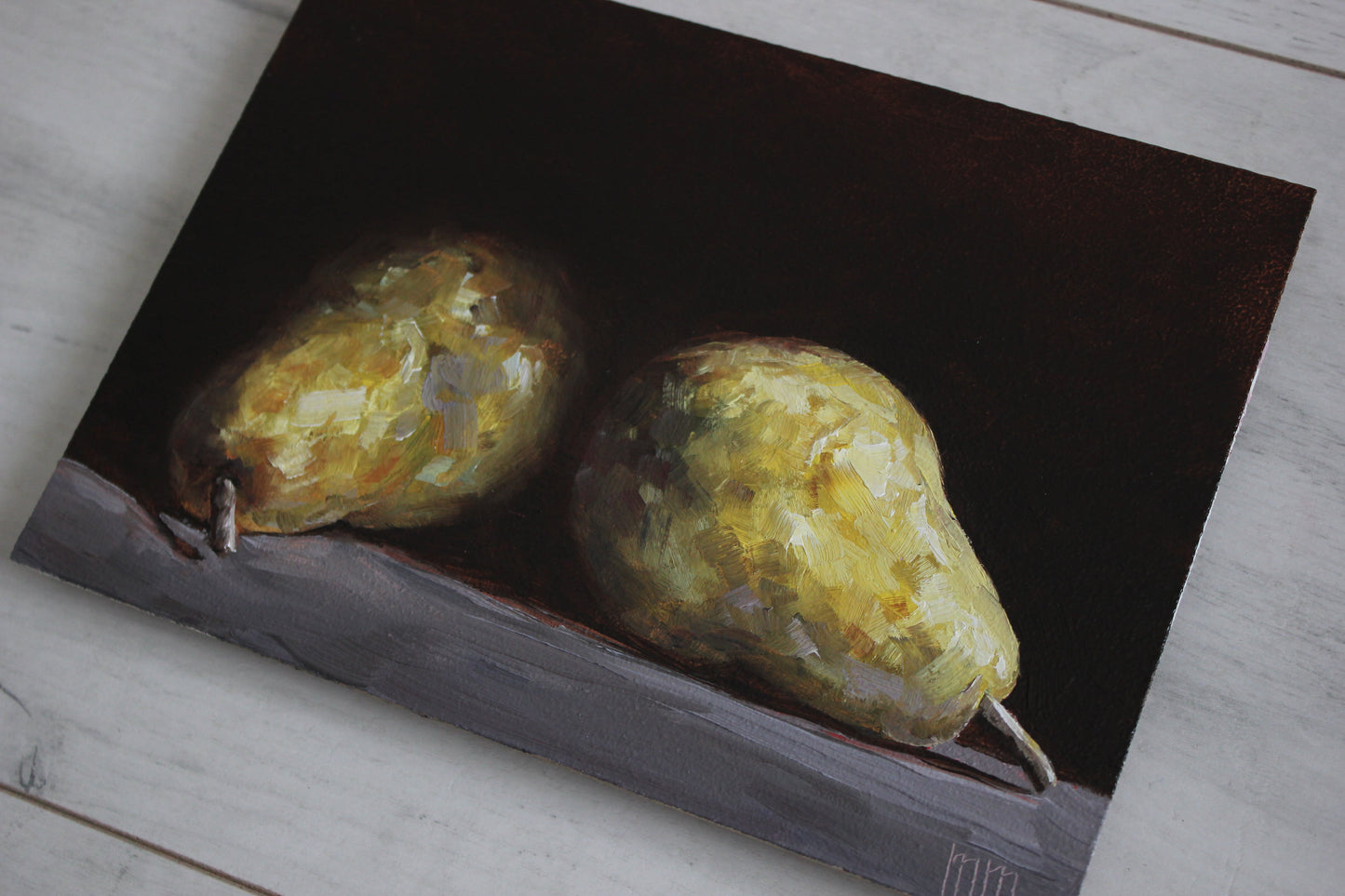 Two Pears 5x7in