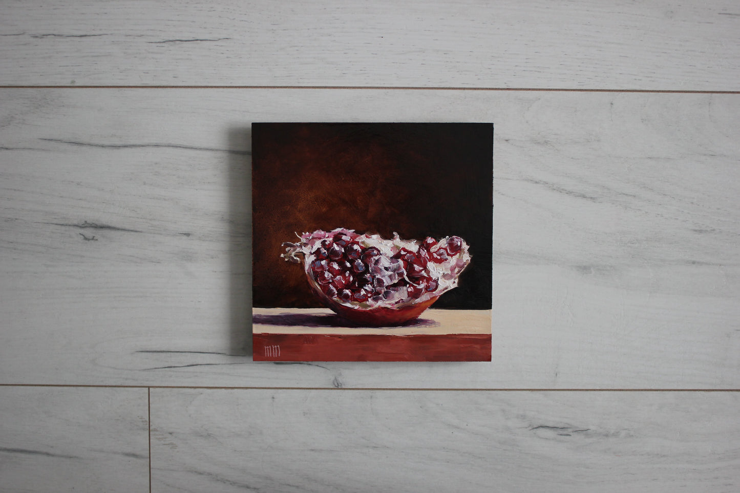 Pomegranate Slice 6x6in