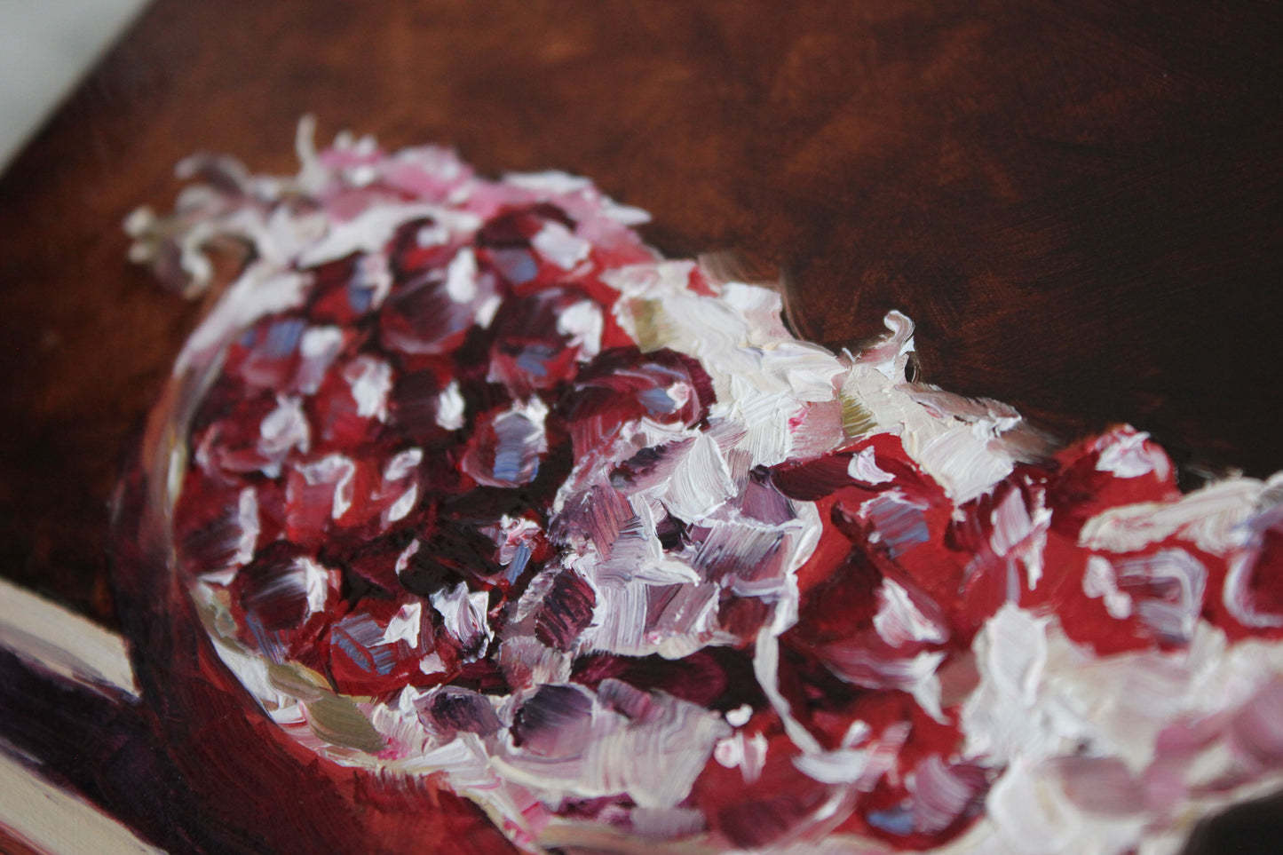 Pomegranate Slice 6x6in