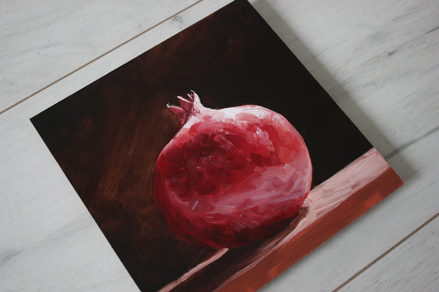 Whole Pomegranate 6x6in
