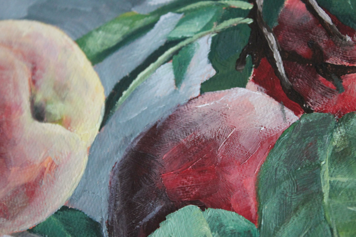 Branch of peaches 6x8in