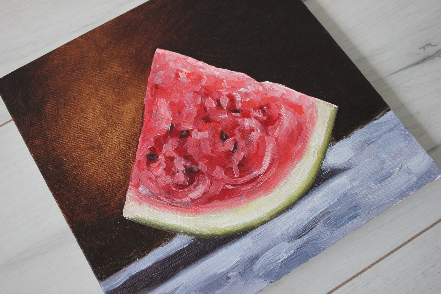 Slice of Watermelon 8x8in