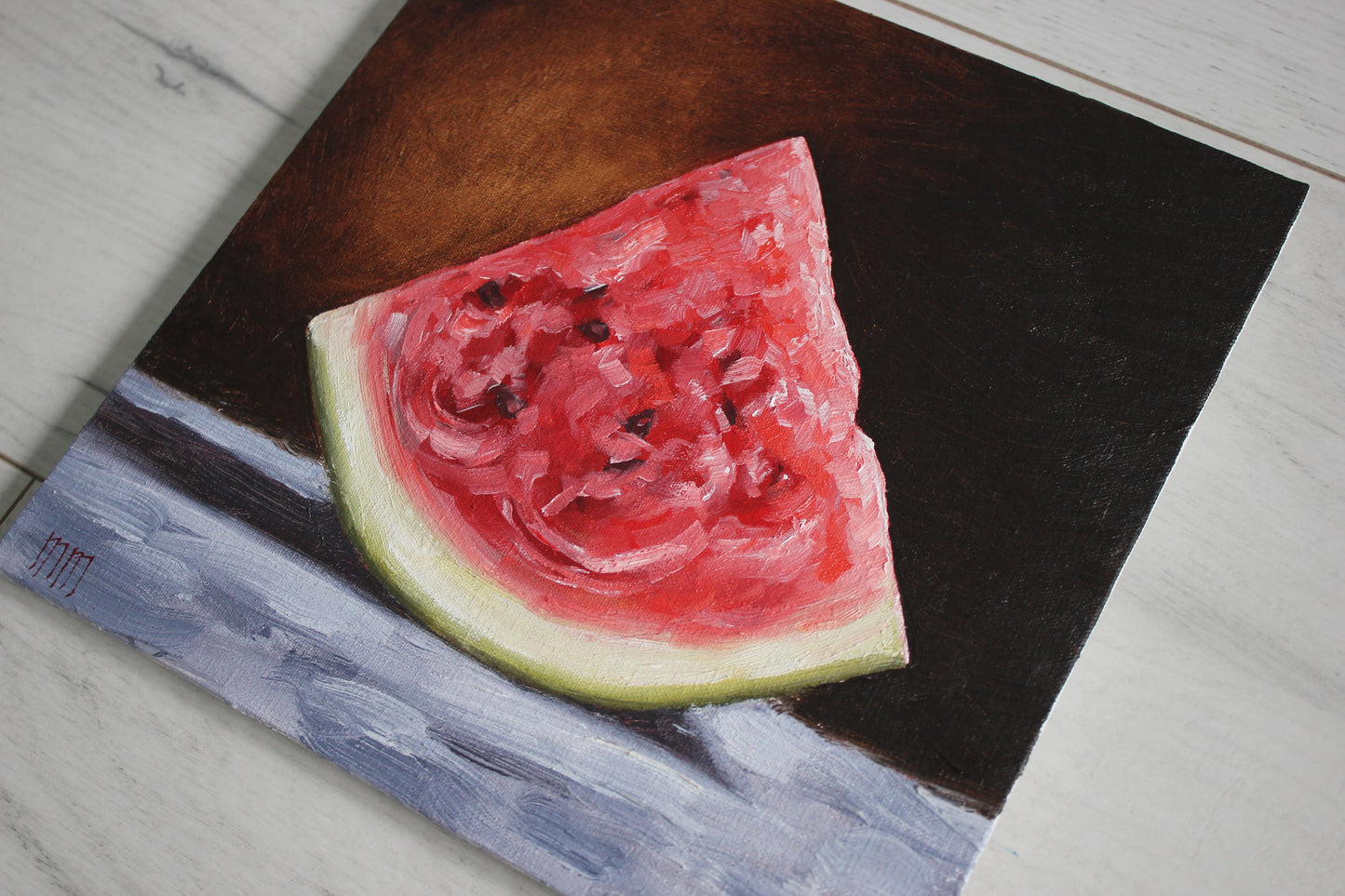 Slice of Watermelon 8x8in