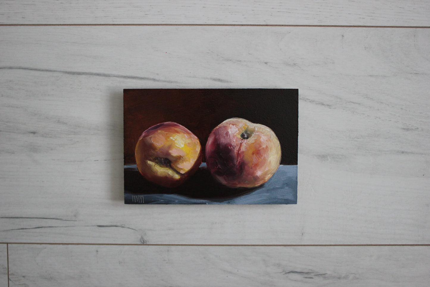 Two Peaches 4x6in
