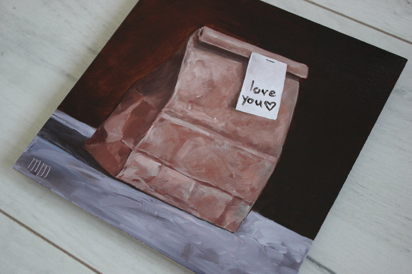 Love you 6x6in