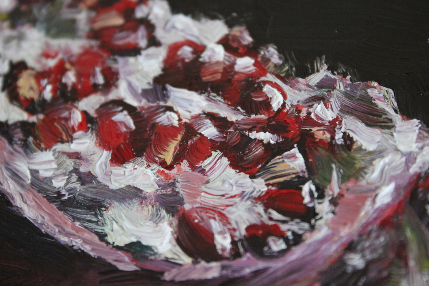 Slice of Pomegranate 6x6in