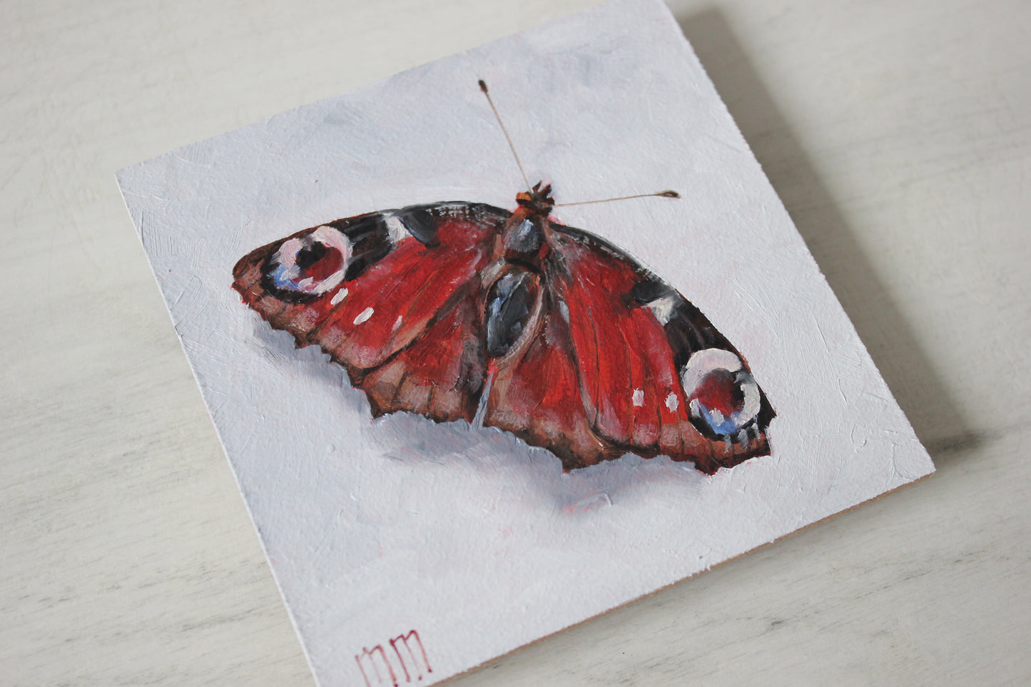 Butterfly 4x4in