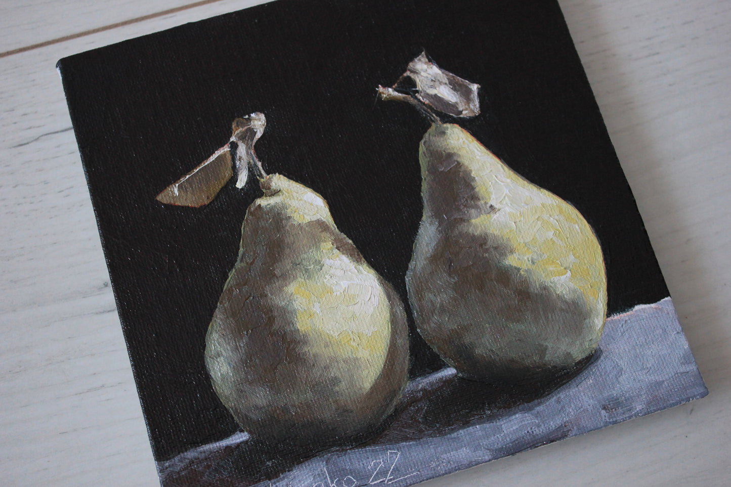 Two Pears 6x6in