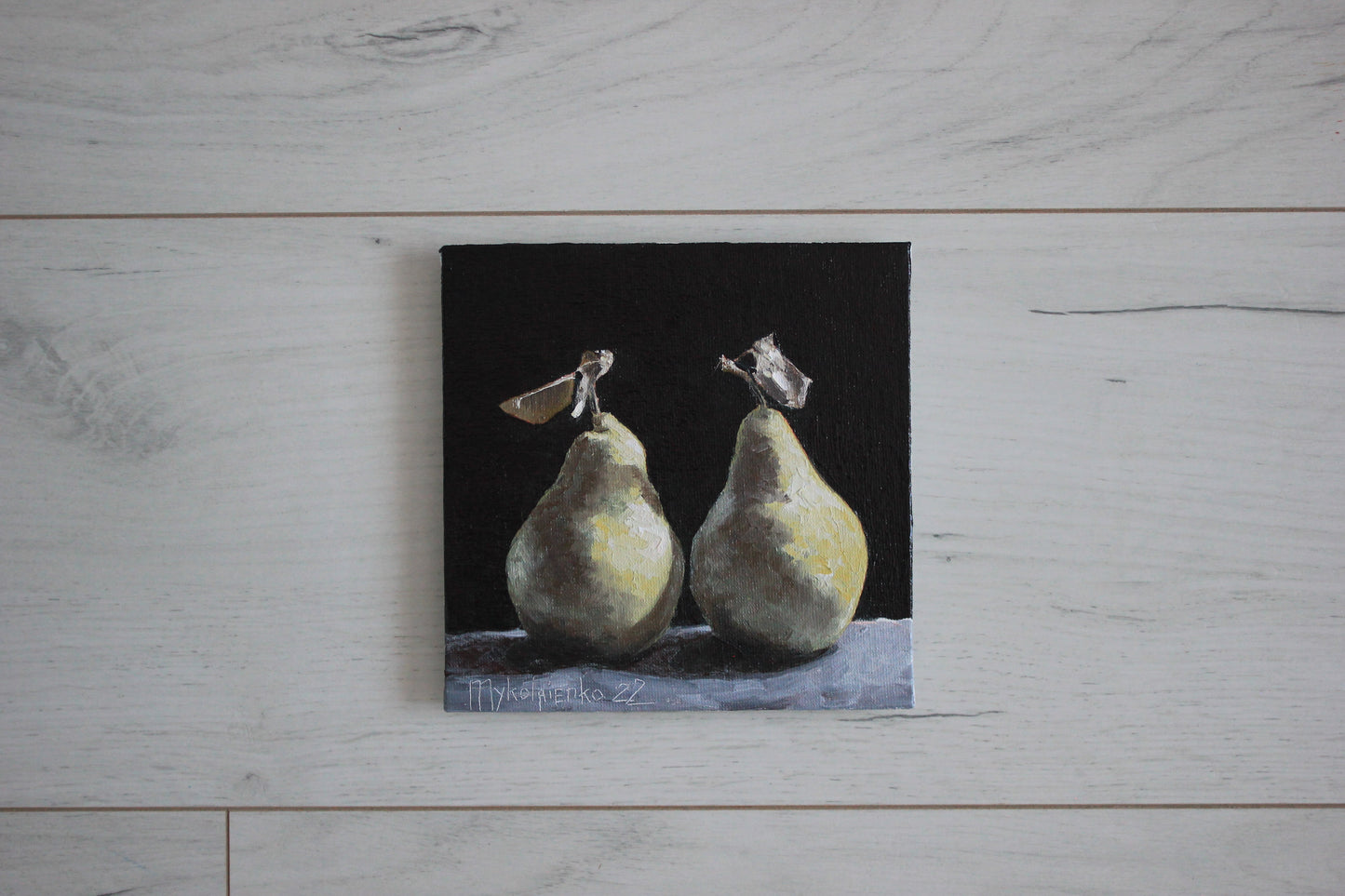 Two Pears 6x6in