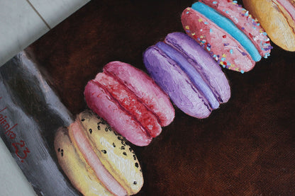 Five Macarons 7x9.5in