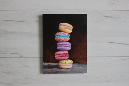 Five Macarons 7x9.5in