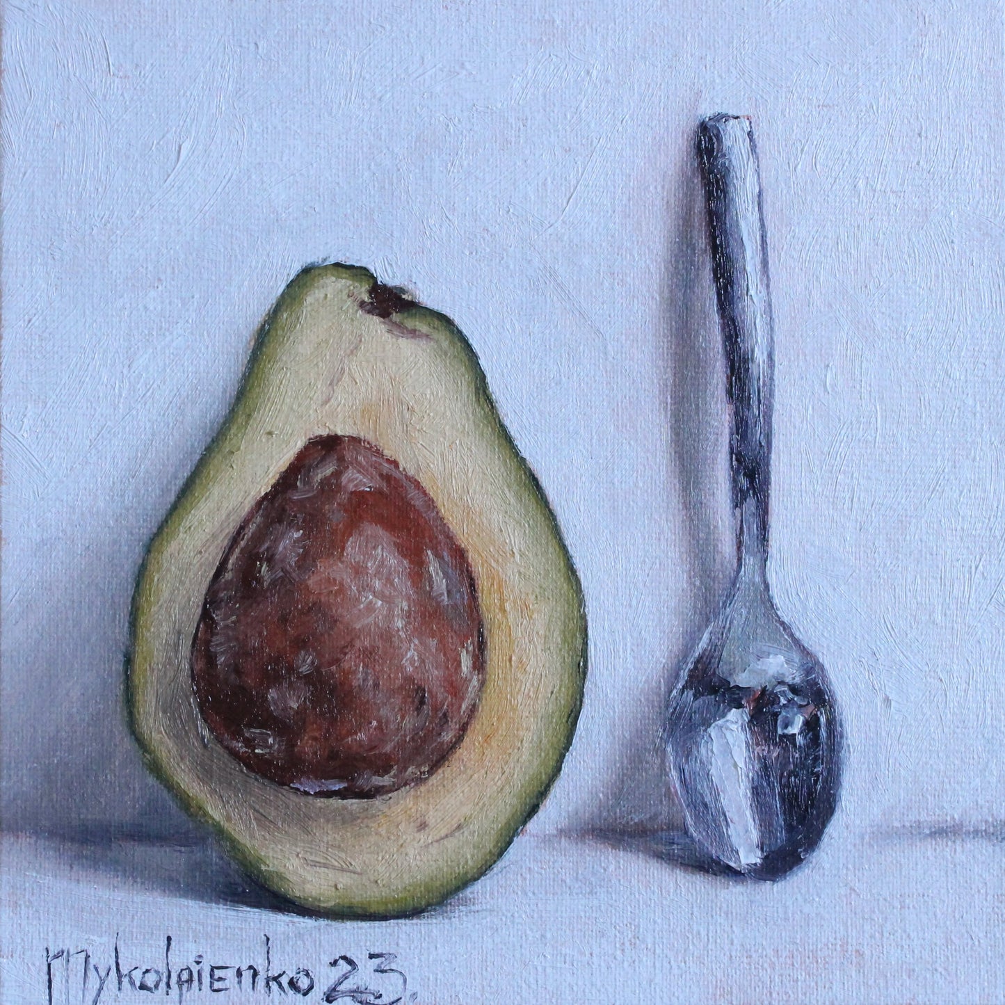 Avocado and Spoon 6x6in