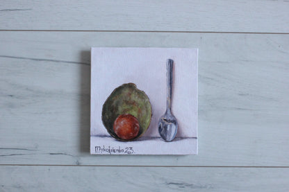 Empty Avocado 6x6in