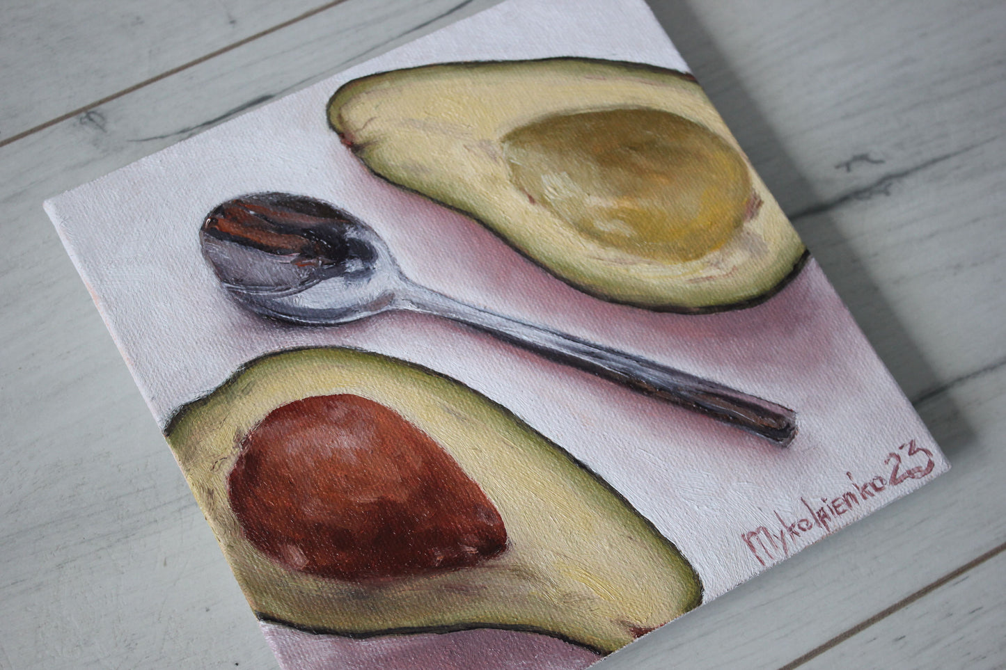 Avocado and Spoon 6x6in