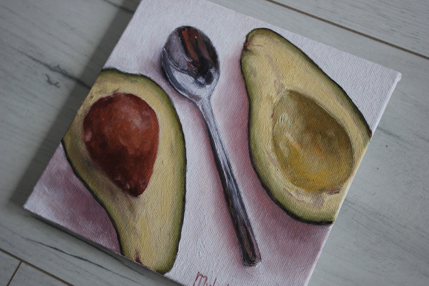 Avocado and Spoon 6x6in