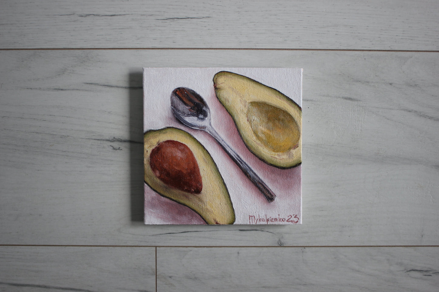 Avocado and Spoon 6x6in