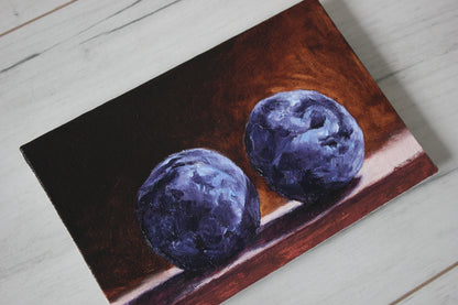 Two Plums 4x6in