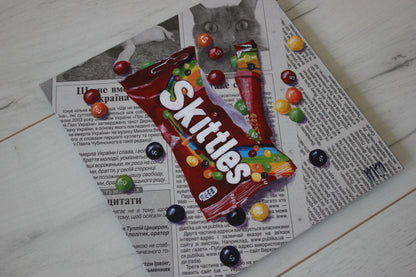 Fruit Skittles 8x8in