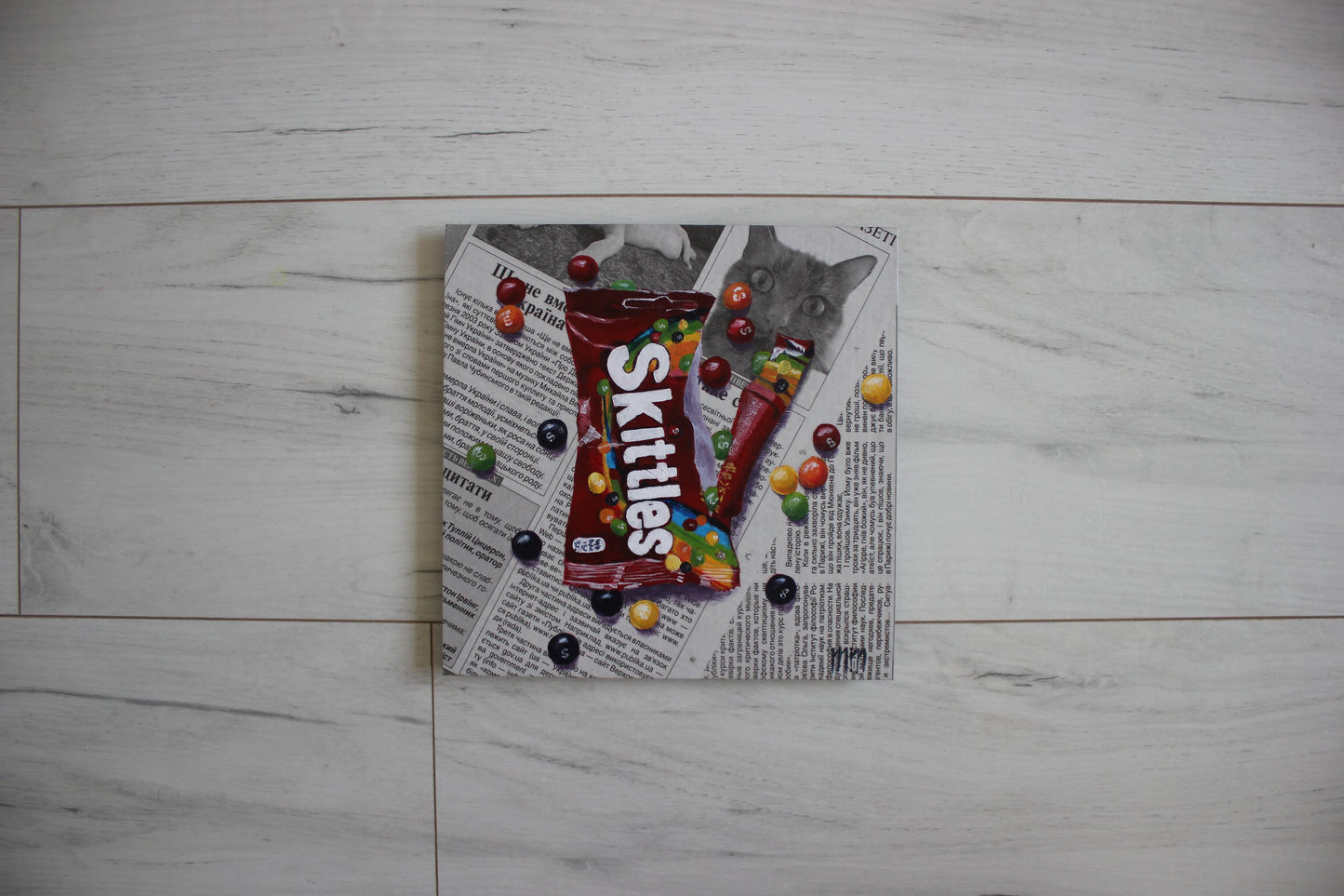 Fruit Skittles 8x8in