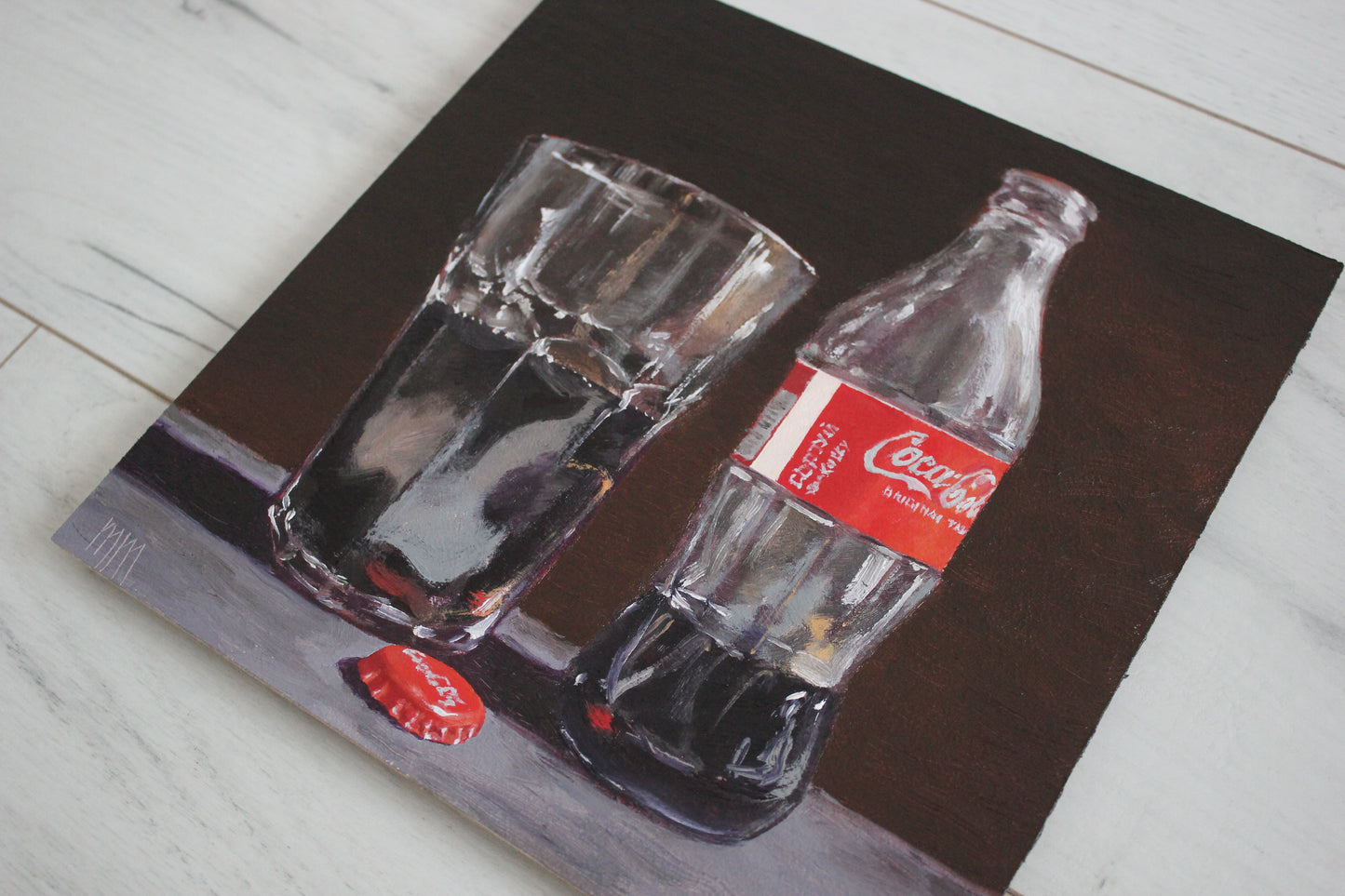 Soda Bottle 8x8in