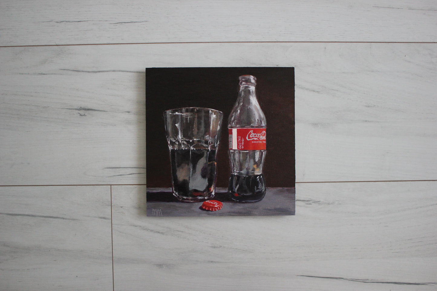 Soda Bottle 8x8in