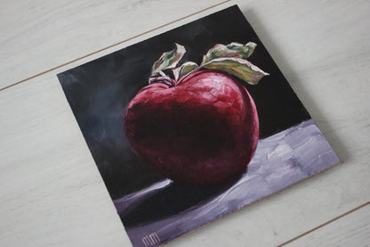 Big Apple on Black 6x6in