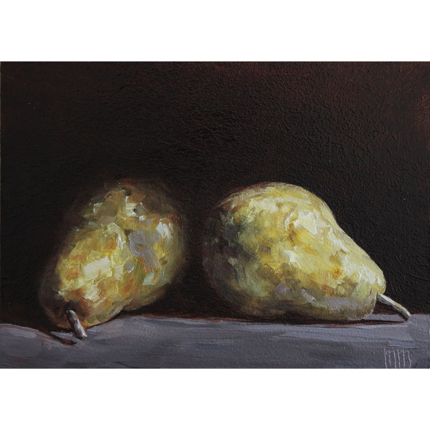Two Pears 5x7in