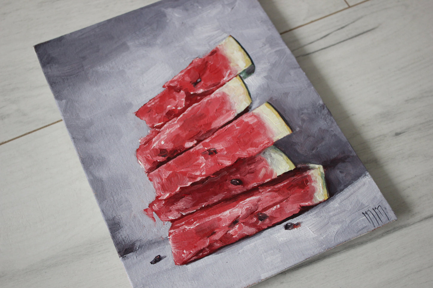 Watermelon stack 6x8in