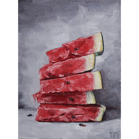 Watermelon stack 6x8in