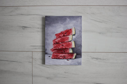 Watermelon stack 6x8in