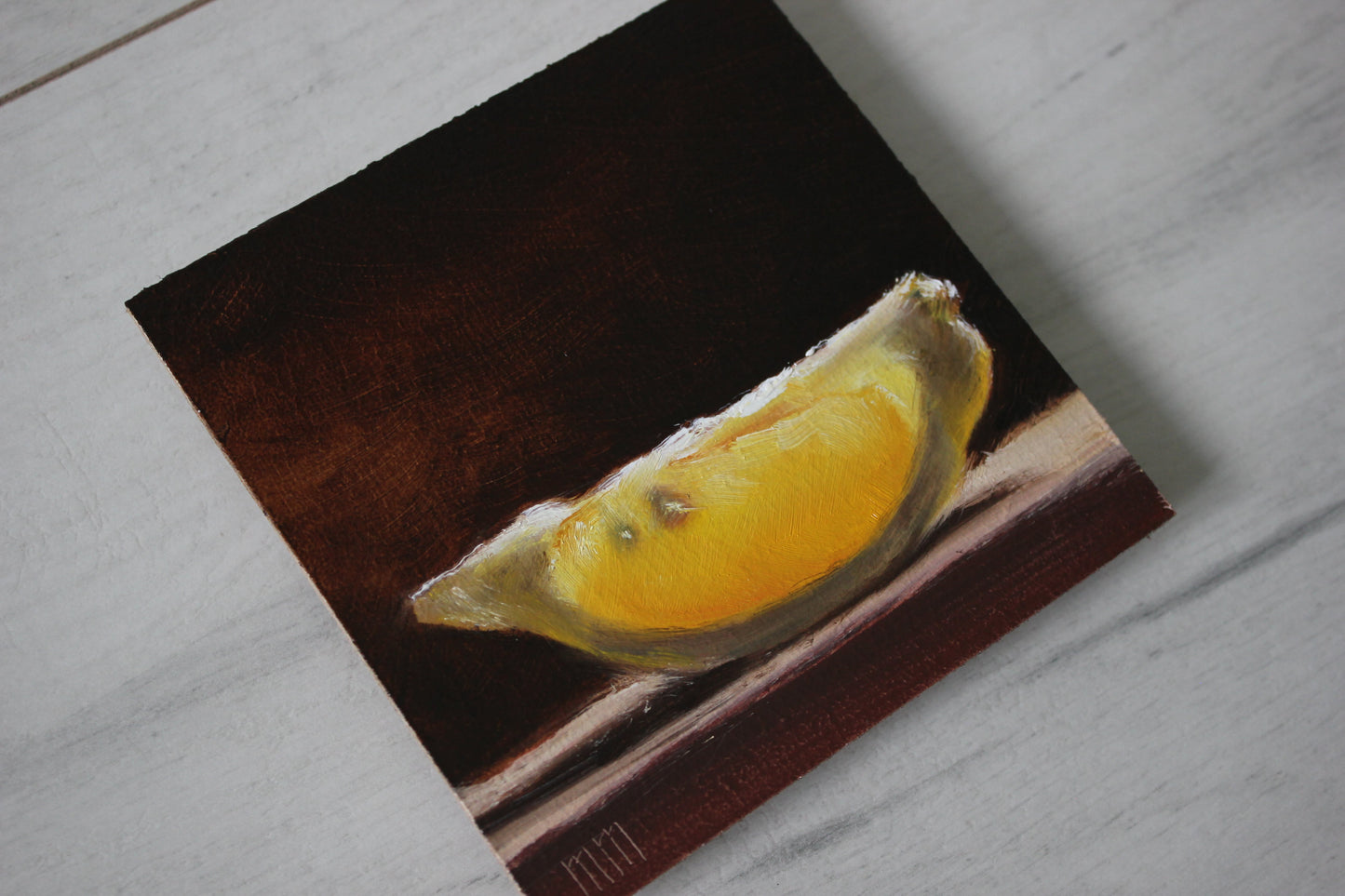 Lemon slice 4x4in