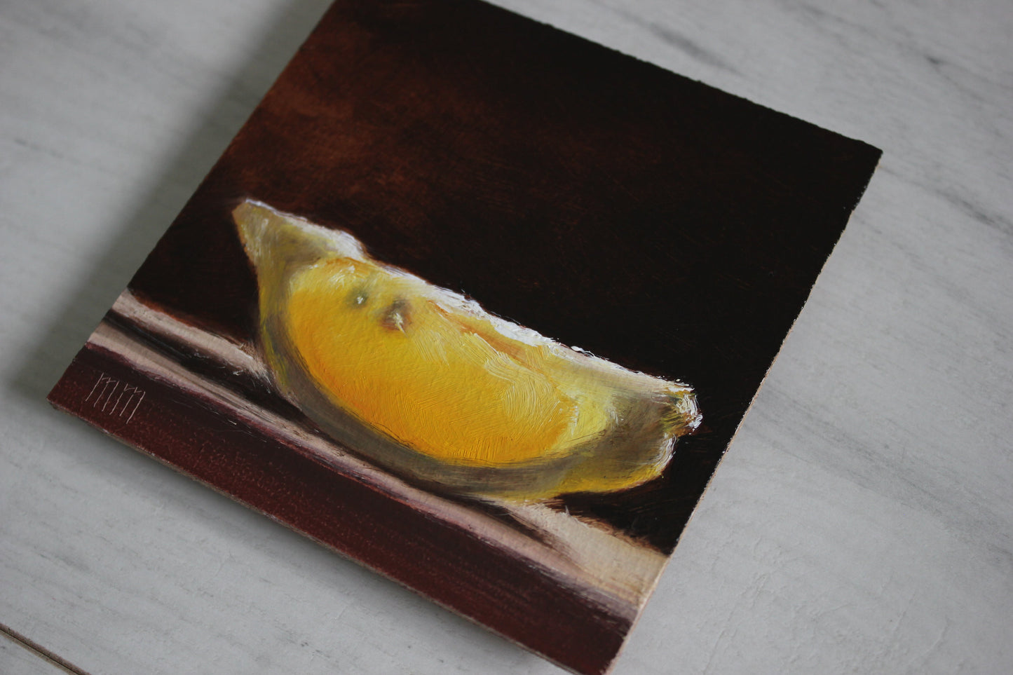 Lemon slice 4x4in
