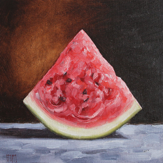 Slice of Watermelon 8x8in