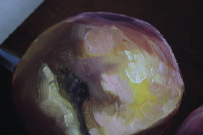 Two Peaches 4x6in