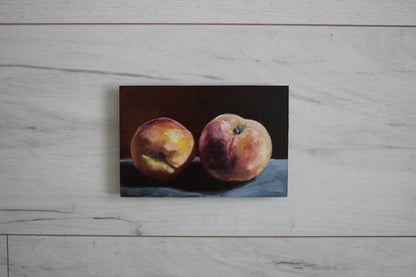 Two Peaches 4x6in