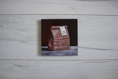 Love you 6x6in