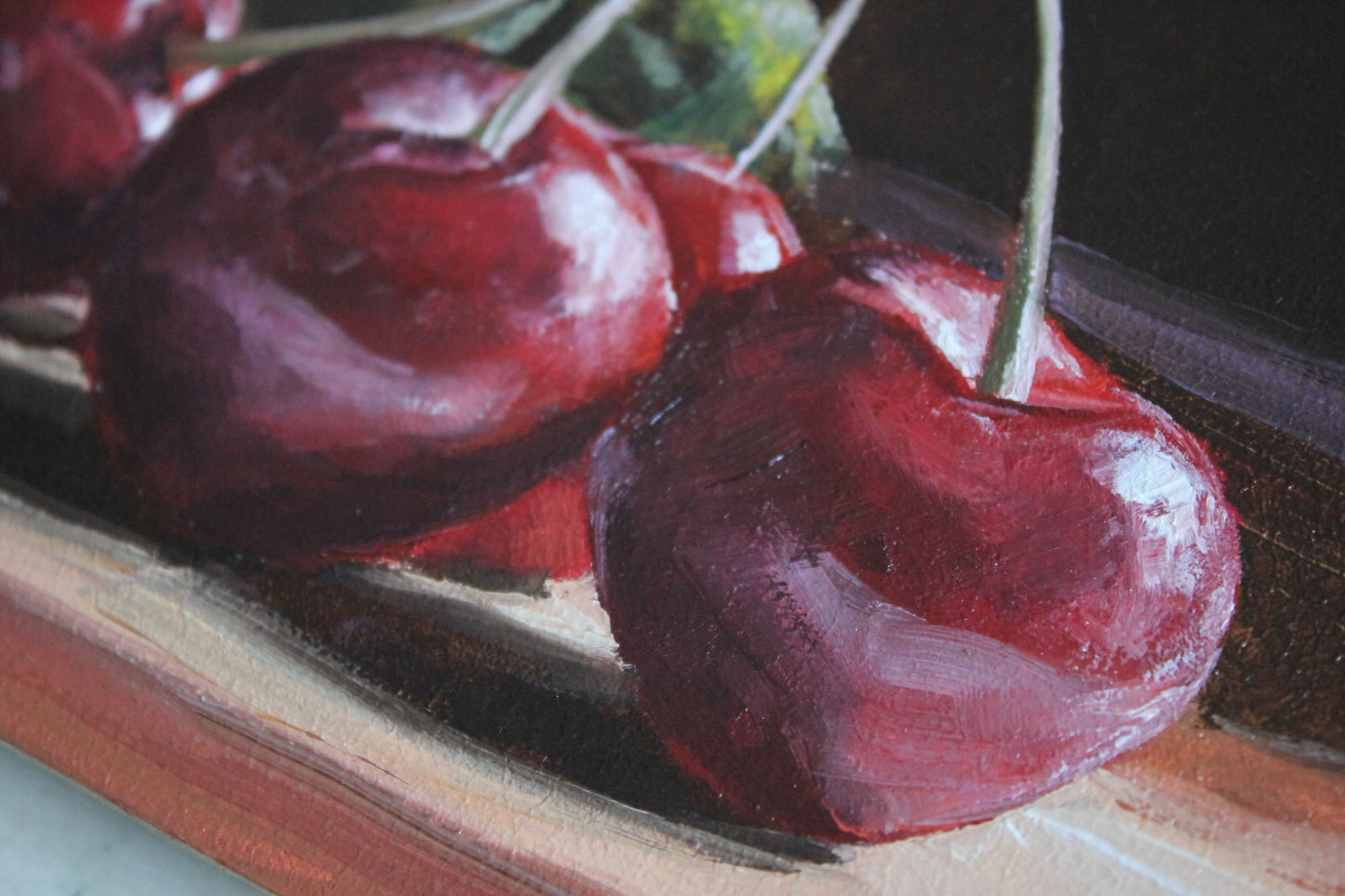 Branch of Cherries 6x12in