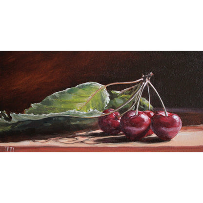 Branch of Cherries 6x12in