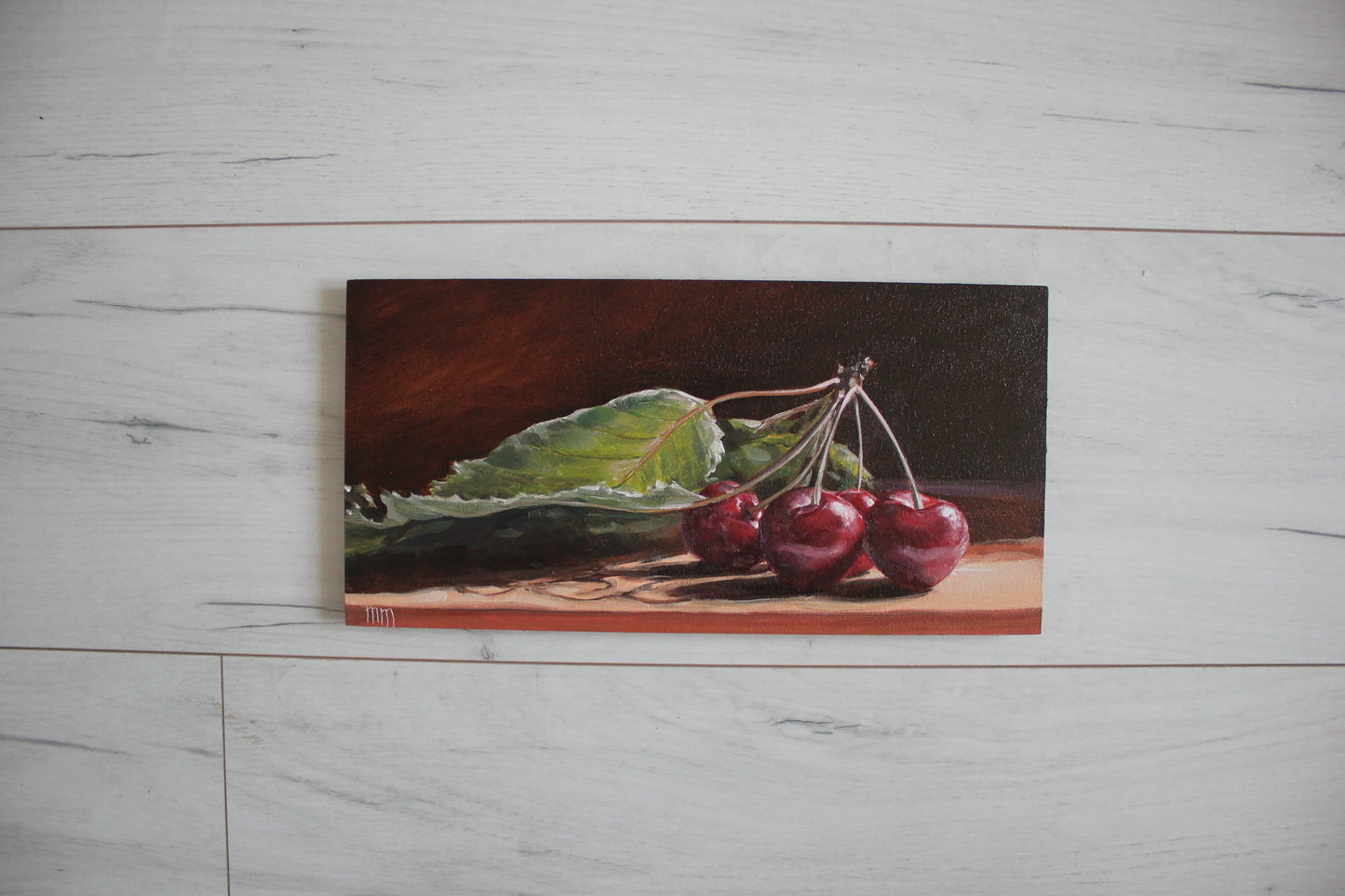 Branch of Cherries 6x12in