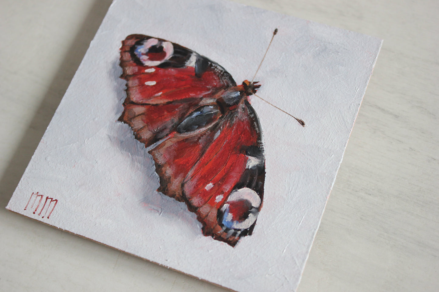 Butterfly 4x4in