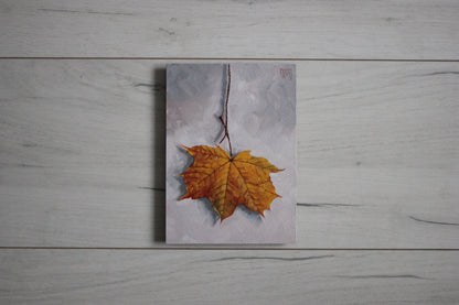 Autumn leaf 5x7in