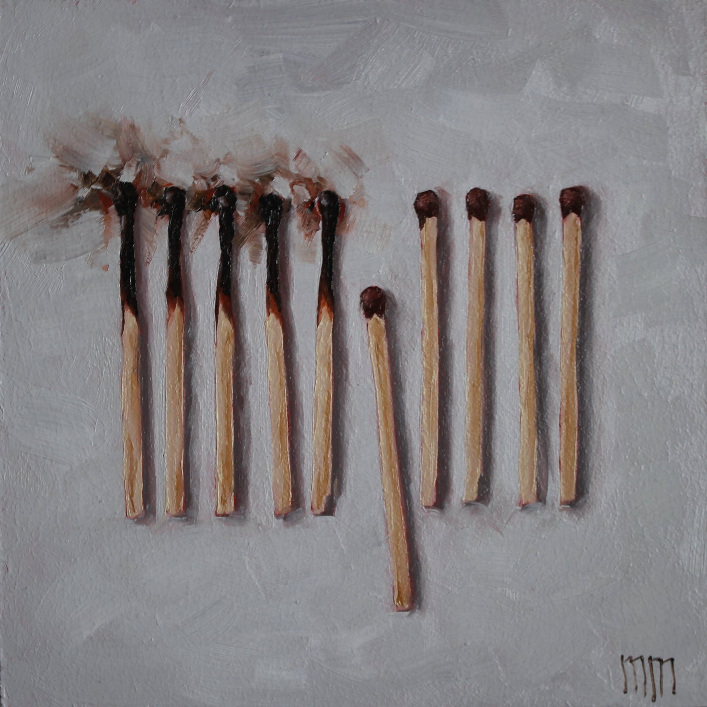 Step Out of Line 6x6in