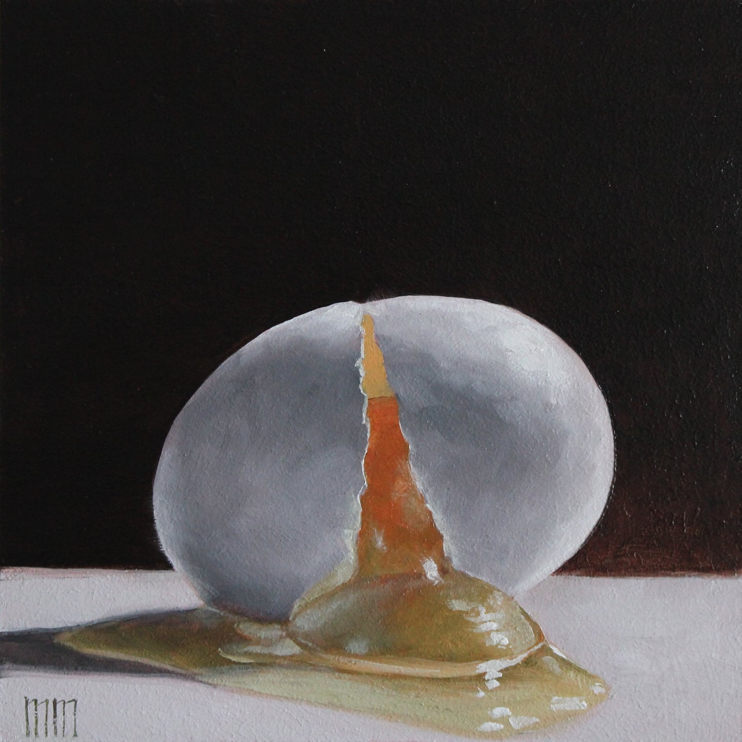 Cracked Egg 6x6in