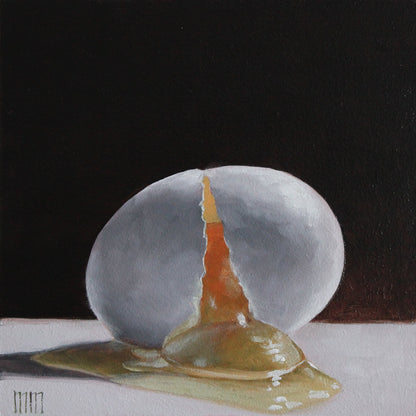 Cracked Egg 6x6in