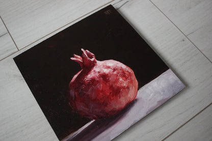 Whole Pomegranate 6x6in