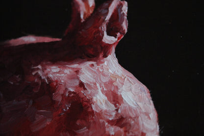 Whole Pomegranate 6x6in