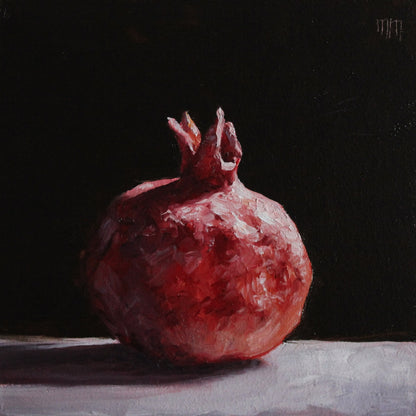 Whole Pomegranate 6x6in