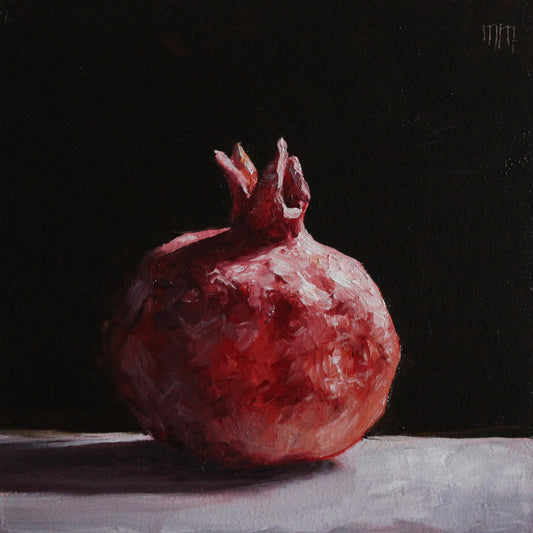 Whole Pomegranate 6x6in