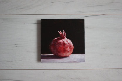 Whole Pomegranate 6x6in